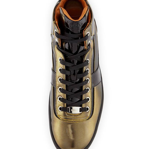 Men's Bally Eroy Cat Metallic Sneakers Size 13US - Picture 6 of 7